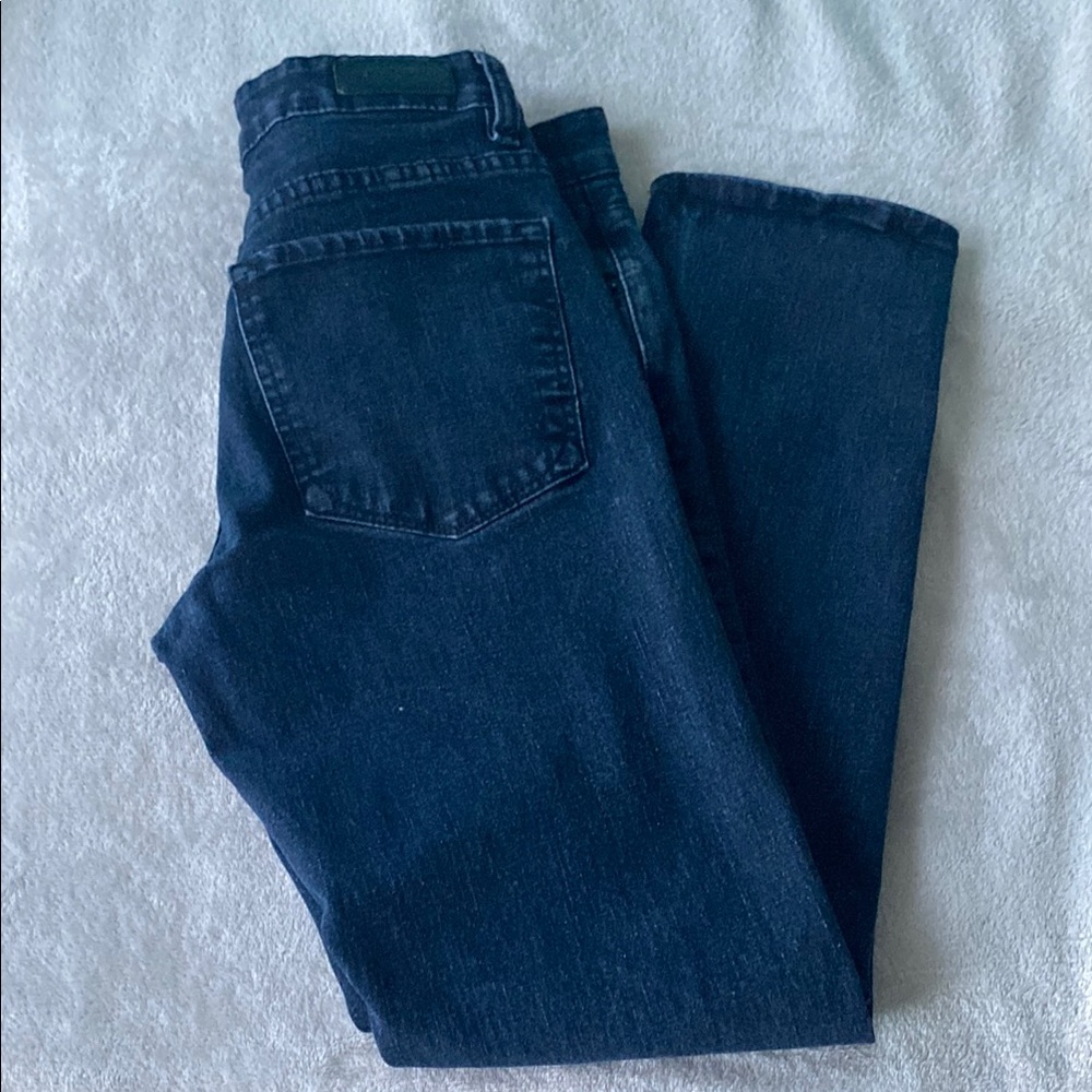 Kenneth Cole Men's Dark Blue Straight Jeans